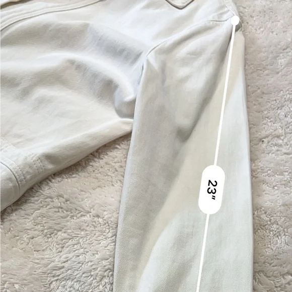 Sézane White Will Jacket M - Picture 10 of 13